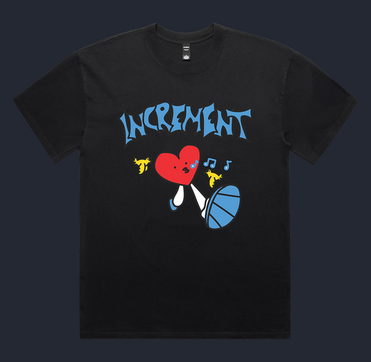 Heart Tee Black