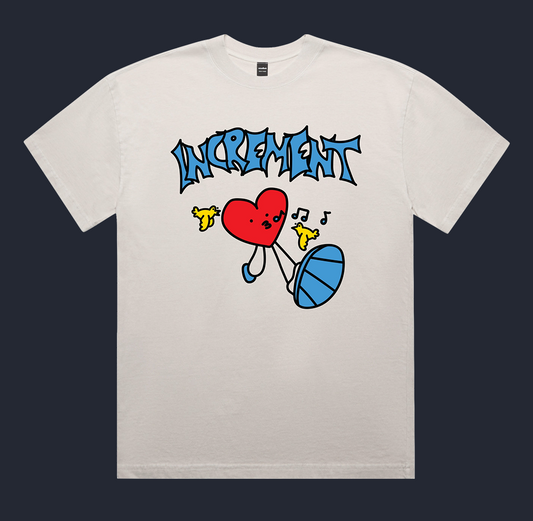 Heart Tee White